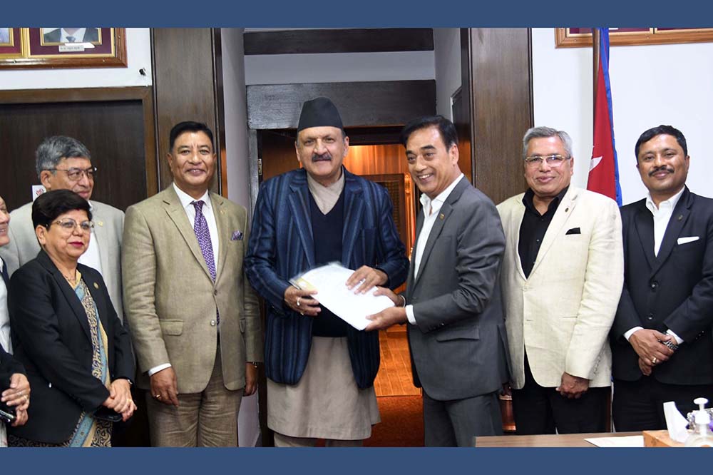 NCC submits 17-point suggestions to Finance Minister Mahat