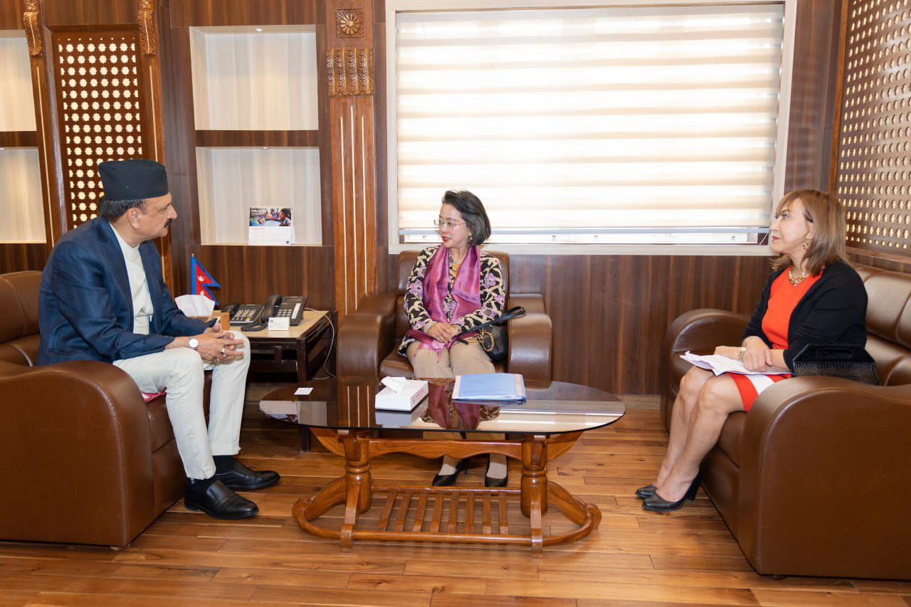 UN delegation calls on Finance Minister Mahat