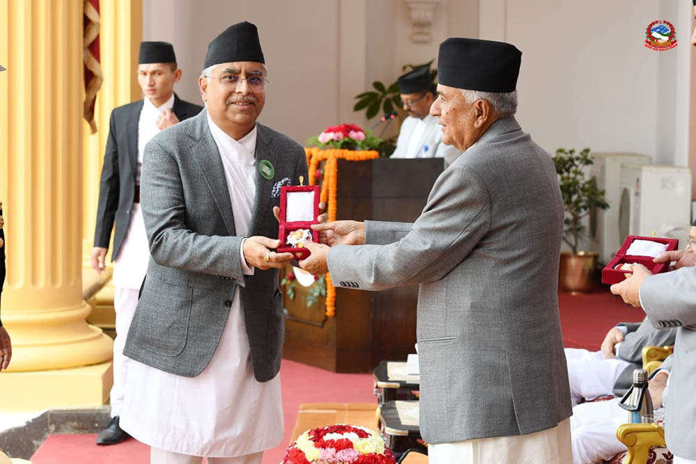Dugar awarded with ‘Prawal Janasewashree’