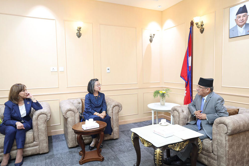 Visiting UN delegation calls on PM Dahal