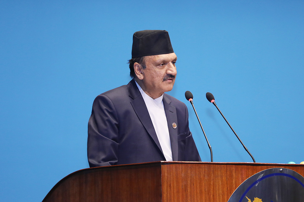 Finance Minister Mahat presents budget for FY 2023/24