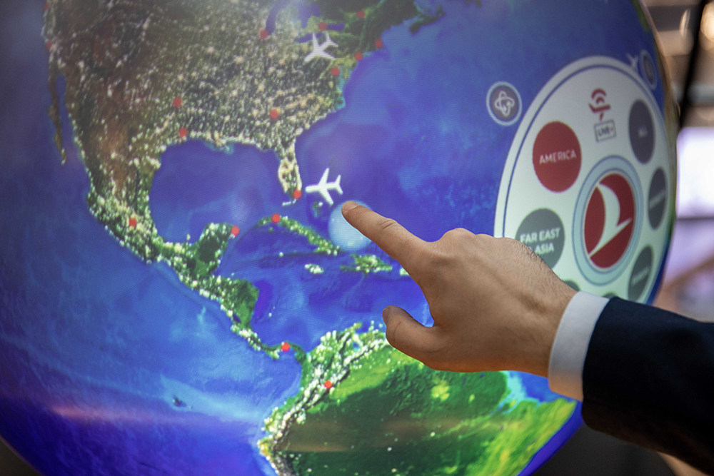 Turkish Airlines introduces &#8216;Flight Tracker digital globe&#8217; for real-time location of aircraft