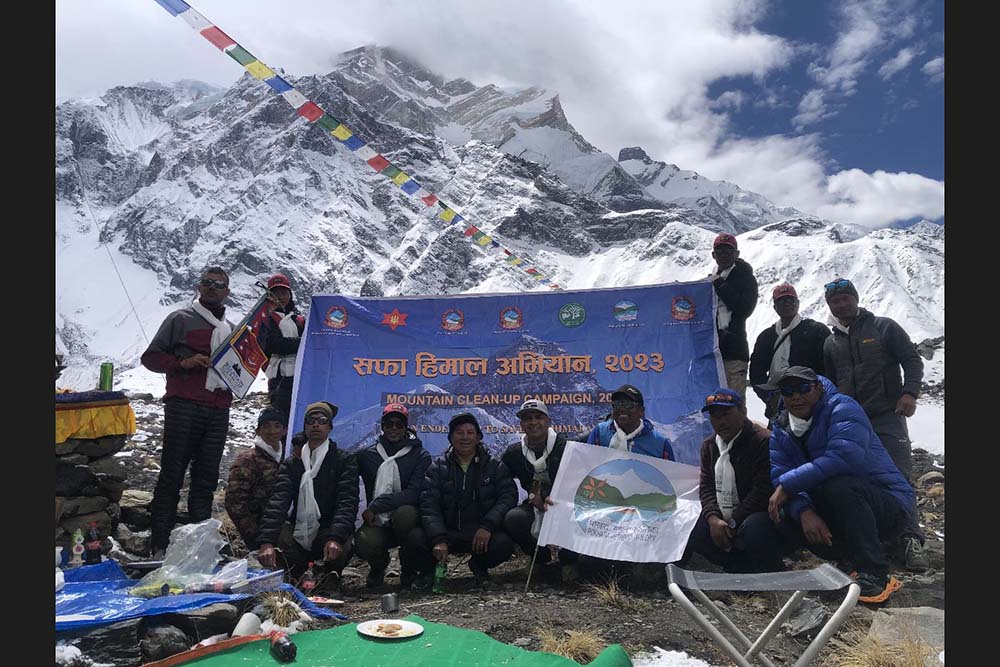Mountain Clean-up Campaign 2023 collects over 34,166kg waste in 45 Days