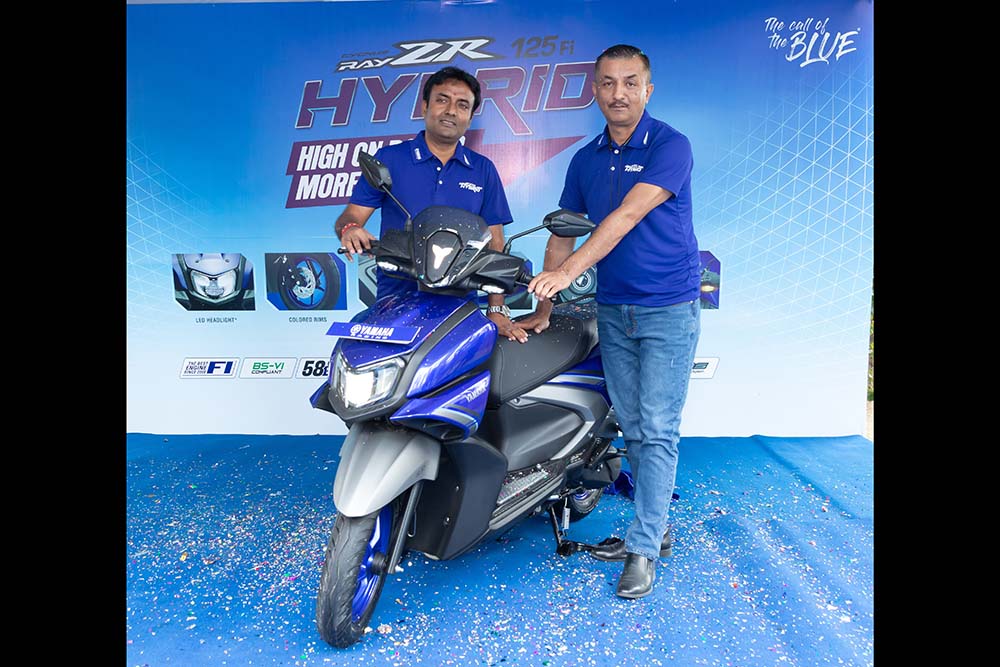 Yamaha Nepal launches RayZR 125 Hybrid
