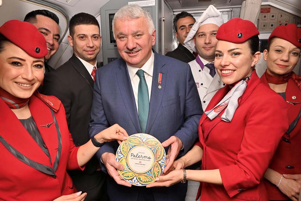Turkish Airlines commences flights to Italy’s Palermo city