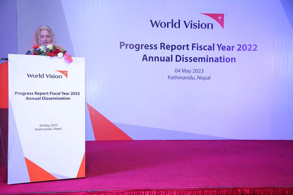 World Vision Int&#8217;l Nepal makes public progress report for FY&#8217;22