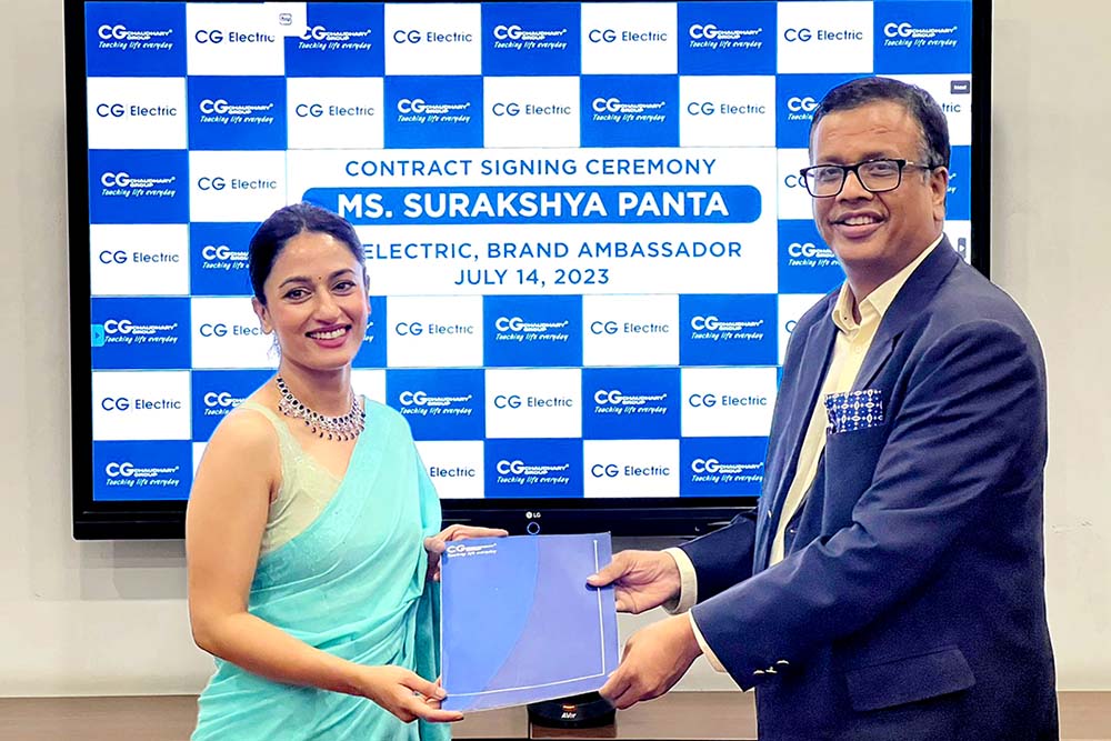 Actor Panta appointed brand ambassador for CG Electric