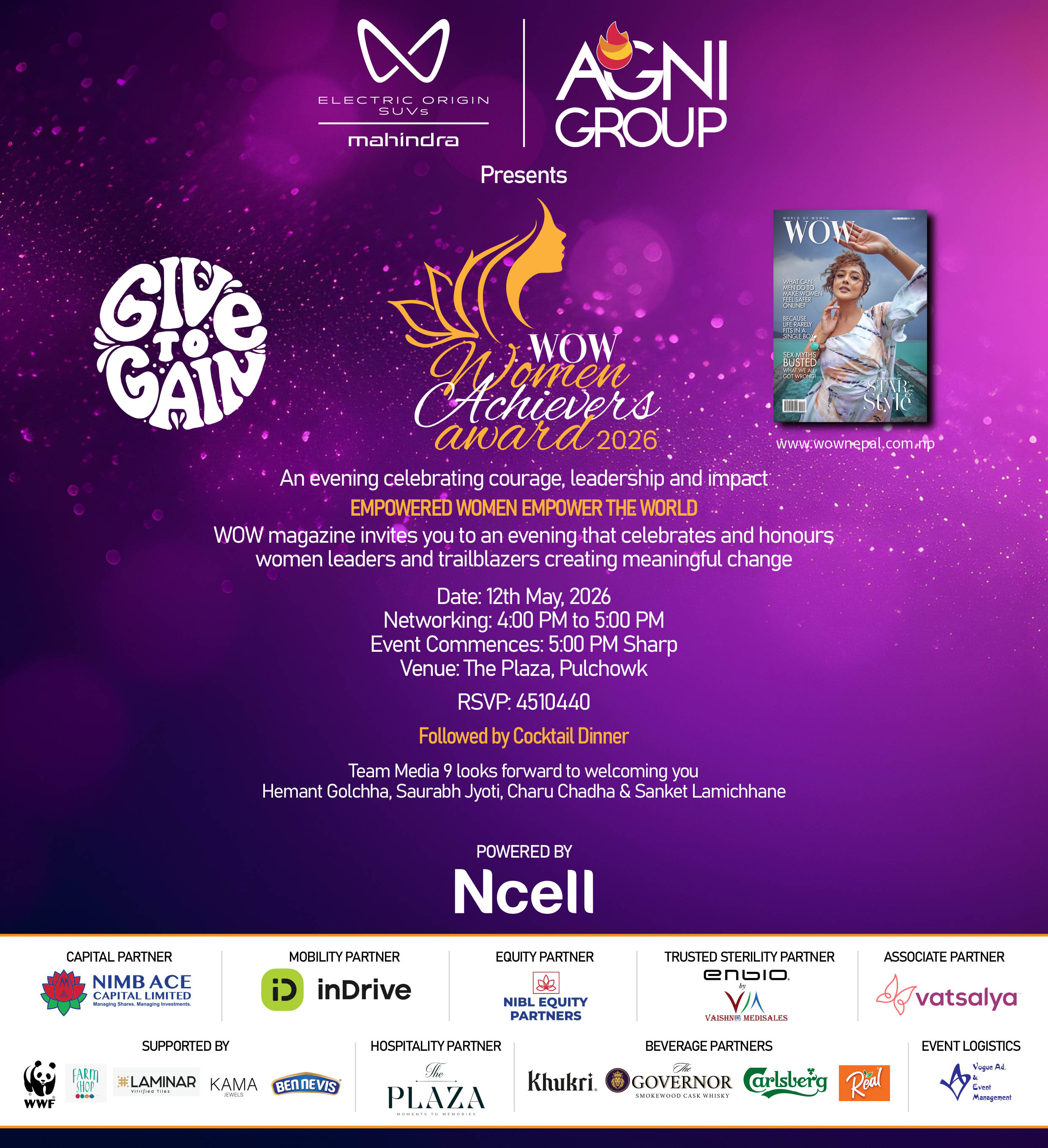WOW Women Achievers Awards 2026