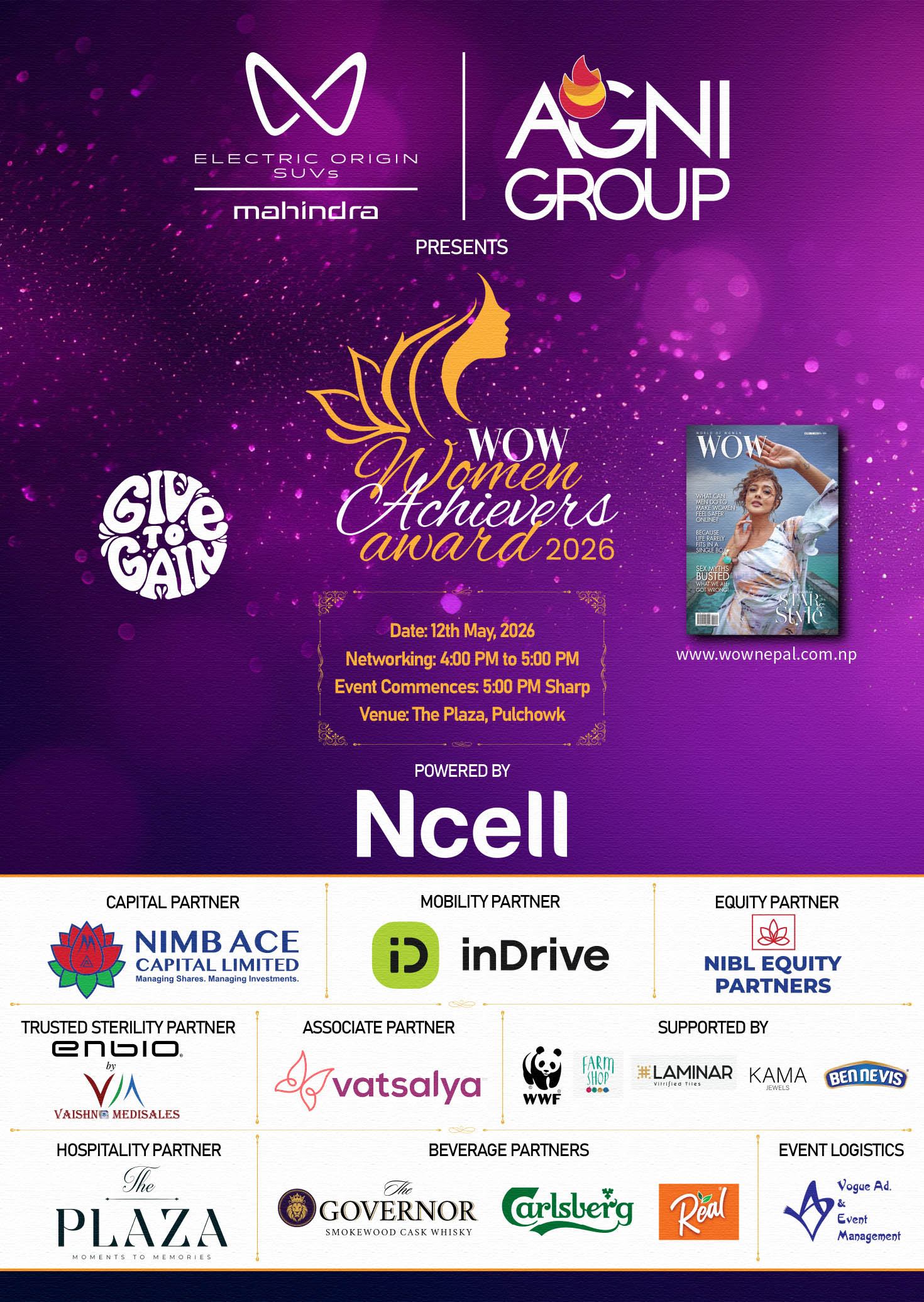 WOW Women Achievers Awards 2026