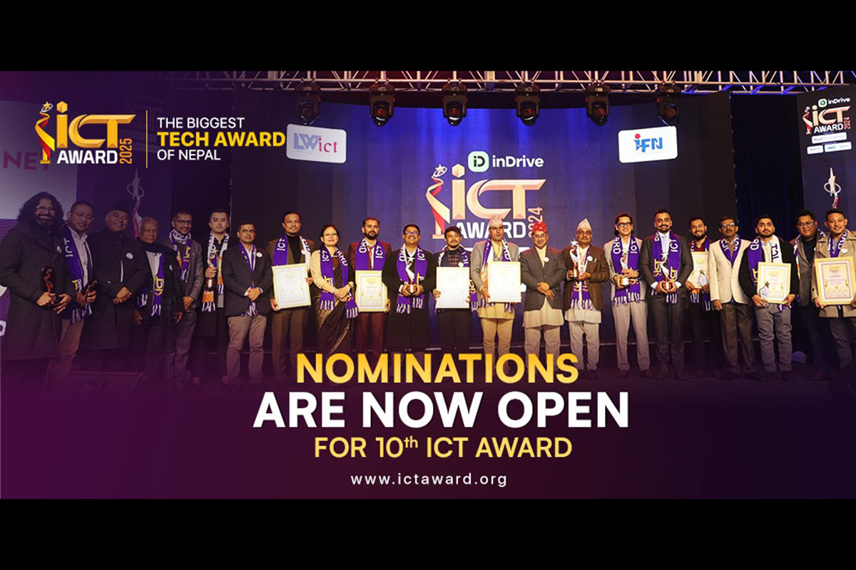 Online nominations open for 10th ICT Award in Nepal
