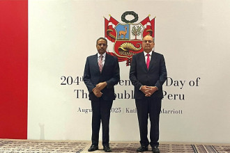 Peru’s non-resident ambassador commends Nepal’s eco-tourism, hydropower leadership