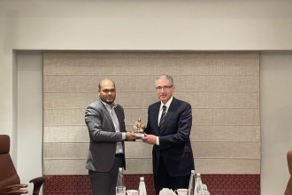 AIDIA founder KC urges COP29 presidency Babayev to invest in Nepal's hydropower