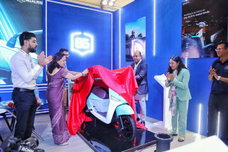 Agni Motoinc unveils BG RUV 350, BG C12 electric scooters at NAIMA Nepal Mobility Expo