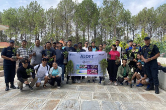 Aloft Kathmandu Thamel deepens Marriott’s green commitment with tree plantation, trail clean-up on World Environment Day