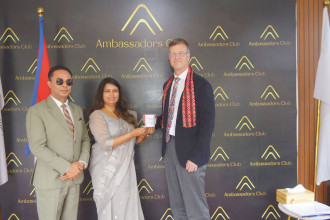 Ambassadors Club Nepal hosts Canada's Dep High Comm Dr Allen to deepen cooperation on trade, education, climate