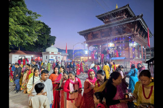 Maha Ashtami, the eighth day of Bada Dashain, is being observed today