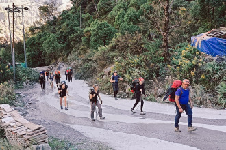 Annapurna region records nearly 33,000 foreign tourists in a month