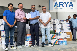 Arya Pharmalab donates essential medicines worth over Rs 8m to government for flood relief
