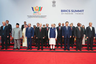 China, Russia, India seek economic cooperation at BRICS