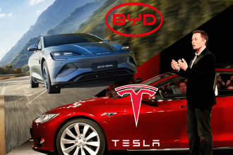 Tesla Overtaken by BYD in Global Electric Vehicle Sales as U.S. Deliveries Fall 8.6% in 2025