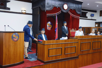 Finance Minister Wagle tables budget for FY 2026/27 in National Assembly