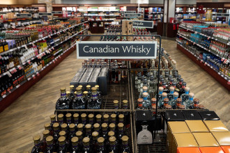 US import ban on Canadian alcohol, other products comes into effect