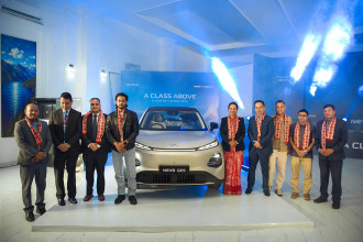 MAW Vriddhi Autocorp launches Changan Nevo Q05 electric SUV in Pokhara