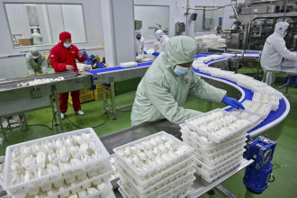 China’s factory activity contracts in May, but there are signs of improvement