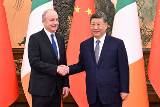 Irish PM calls for 'open trade' in talks with China's Xi