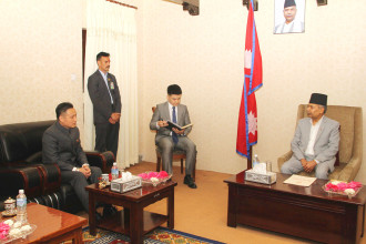 Chinese ambassador meets VP Yadav, discusses bilateral ties, cooperation