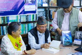 Book signing held for Dr Thapa's 'A Life in Public Service – Nepal from Autocracy to Democracy'