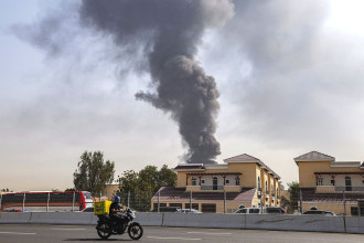 Iran defiant as strikes hit Gulf transport, Trump to speak