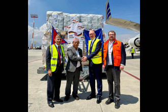EU delivers 67 tonnes of disaster relief supplies to Nepal