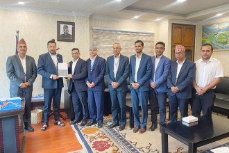 'Energy Consumption Growth and Export Strategy-2083 BS' submitted to Minister Shrestha