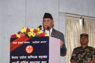 At FNCCI's 59th AGM inauguration, PM Oli emphasises collaboration with private sector for rapid development