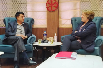 FNCCI president, Spanish Chamber executive discuss Nepal–Spain economic cooperation