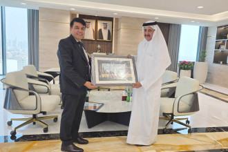 FNCCI president meets Qatar Chamber chairman in Doha