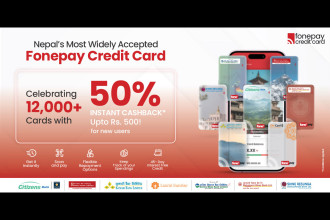 Fonepay launches 50 pc cashback campaign for new credit card users