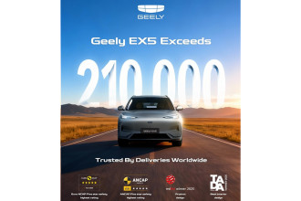 Geely EX5 Surpasses 210,000 Global Sales, Wins Top International Safety and Design Awards