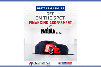 Global IME Bank launches special vehicle loan scheme for NAIMA Nepal Mobility Expo 2026