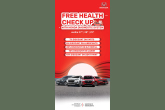 Syakar Trading Company announces Honda free service camp from June 10 to 12