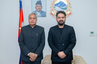Indian Ambassador pays courtesy call on PM Shah