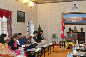 India's Foreign Secretary Misri calls on President Paudel