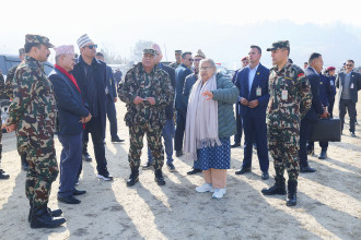 PM Karki inspects Kathmandu-Terai Expressway, urges protection of cultural heritage