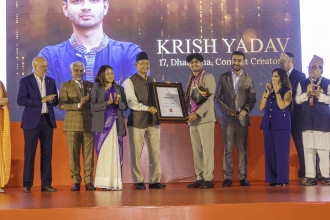 Krish Yadav wins 'Golchha Group presents Glocal Teen Hero Nepal 2025' title