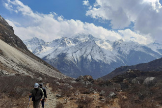 12 Trekkers Rescued in Langtang, 4 Still Missing After Flood