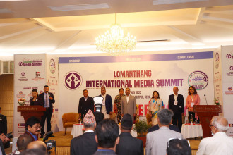 At Lomanthang International Media Summit, Minister Gurung warns of threats to democracy, press freedom 