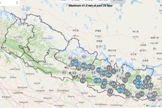 Moderate rainfall and snowfall expected in Koshi, Bagmati and Gandaki