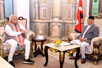 PM Oli, Indian Power Minister discuss energy sector cooperation 