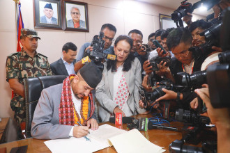 Minister Kharel assumes office, pledges free Wi-Fi in 10 cities